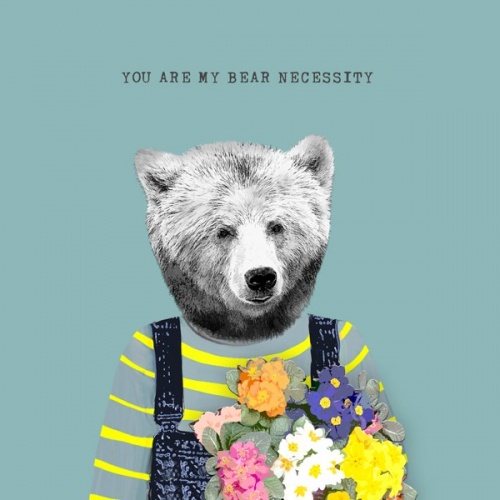 ''My Bear Necessity '' Card by Scaffardi